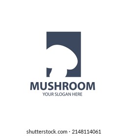 Logo for your business with cute mushroom character