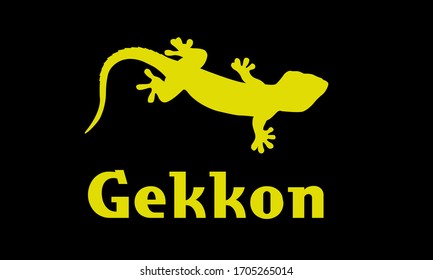 Logo para tu Gecko amarillo comercial