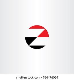 logo z red black icon letter logotype 