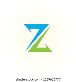 logo Z vector concept. icon Z abstract. alphabet symbol illustrator EPS 10