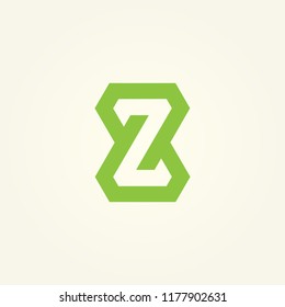 logo Z vector concept. icon Z abstract. alphabet symbol illustrator EPS 10