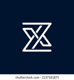 The logo is the Z and X monogram. elegant and boxy.