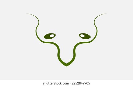 logo for zoos or animal protection departments especially deer