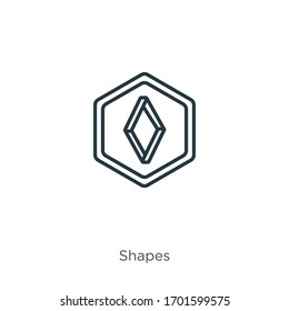 Logogram outline vector icon. Thin line black logogram icon, flat vector simple element illustration from editable shapes concept isolated stroke on white background