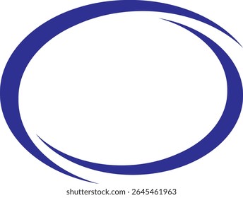 The logos is abstract and minimalistic, focusing on the curved lines and open form rather than depicting a recognizable object.