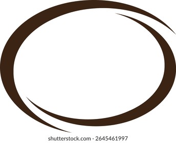 The logos is abstract and minimalistic, focusing on the curved lines and open form rather than depicting a recognizable object.