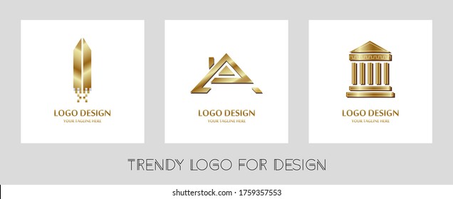 Logos for architectural and construction companies