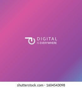 logos for business and digital consulting with a simple style, gradinet effect so it looks luxurious and modern.