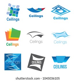 Logos of ceilings, floors