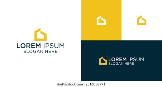 Logotipos para empresas, empresas de construção ou imobiliárias