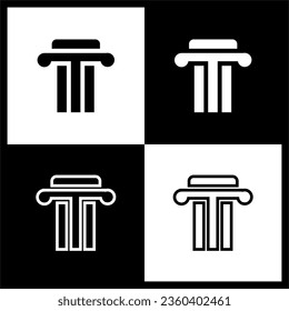 logos for company established and groups are black and white