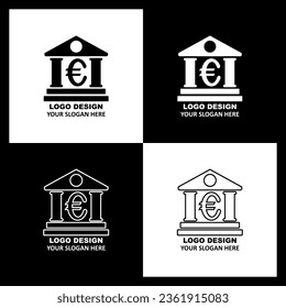 logotipos para empresas establecidas y grupos en blanco y negro