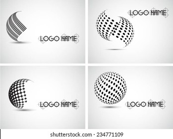 Design de logotipos. Ilustração vetorial.