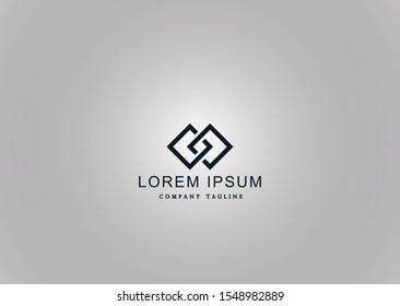 
logos with diamond shapes and interrelationships that are more elegant and luxurious are also simple