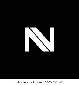 logos with double N or N and N letters make the logo look dynamic yet strong with a modern style and seem luxurious