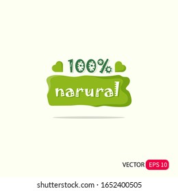 Logos of eco style. Illustration vector graphic