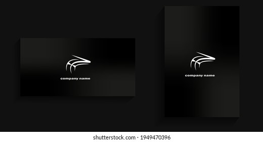 logos with elegant white abstract images can also be used for backgrounds