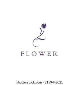 Logos of flowers, roses, lotus flowers, and other types of flowers. By using the concept of vector design.