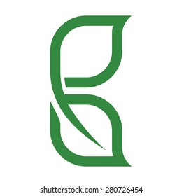 logos of green leaf botany logo template - icon vector