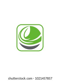  Logos of green leaf ecology nature element vector icon