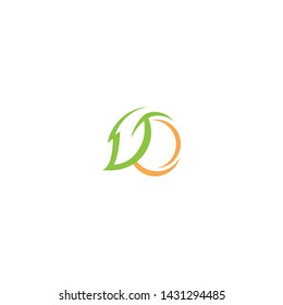 Logos of green leaf ecology nature element vector icon
