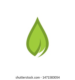 Logos of green leaf ecology nature element vector icon