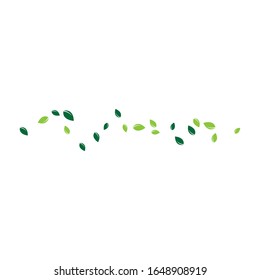 Logos of green leaf ecology nature element vector icon