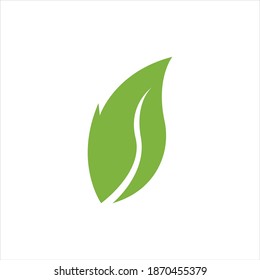 Logos of green leaf ecology nature element vector icon