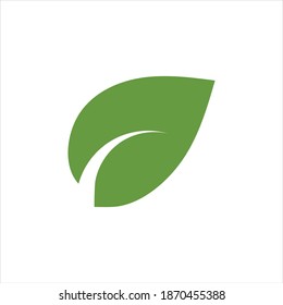 Logos of green leaf ecology nature element vector icon