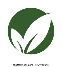 Logos of green leaf ecology nature element vector icon