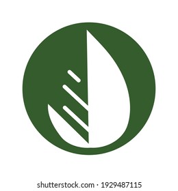 Logos of green leaf ecology nature element vector icon