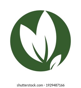Logos of green leaf ecology nature element vector icon