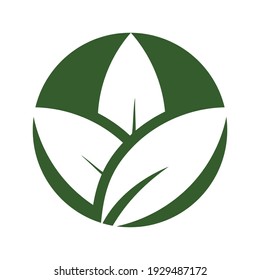 Logos of green leaf ecology nature element vector icon