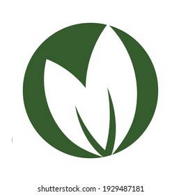 Logos of green leaf ecology nature element vector icon