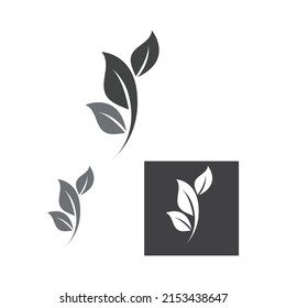Logos of green leaf ecology nature element vector icon
