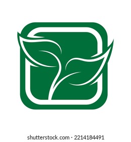 Logos of green leaf ecology nature element vector icon. Leaves icon vector. Various shapes of green leaves of trees and plants. Elements for Eco and bio logos.