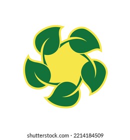 Logos of green leaf ecology nature element vector icon. Leaves icon vector. Various shapes of green leaves of trees and plants. Elements for Eco and bio logos.