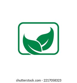 Logos of green leaf ecology nature element vector icon. Leaves icon vector. Various shapes of green leaves of trees and plants. Elements for Eco and bio logos.