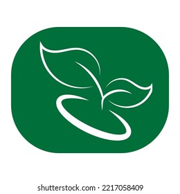 Logos of green leaf ecology nature element vector icon. Leaves icon vector. Various shapes of green leaves of trees and plants. Elements for Eco and bio logos.