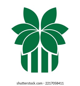 Logos of green leaf ecology nature element vector icon. Leaves icon vector. Various shapes of green leaves of trees and plants. Elements for Eco and bio logos.