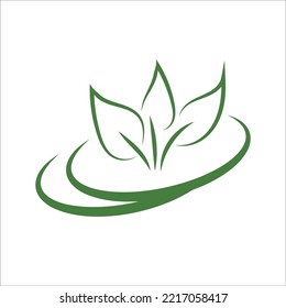 Logos of green leaf ecology nature element vector icon. Leaves icon vector. Various shapes of green leaves of trees and plants. Elements for Eco and bio logos.