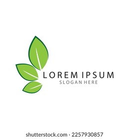 
Logos of green leaf ecology nature element vector icon