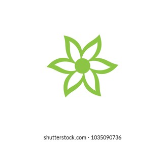 Logos of green Tree leaf ecology nature element vector