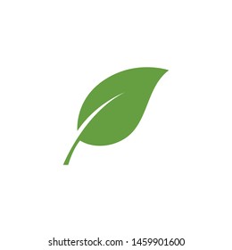 Logos of green Tree leaf ecology nature element vector