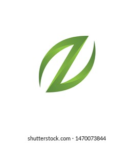 Logos of green Tree leaf ecology nature element vector