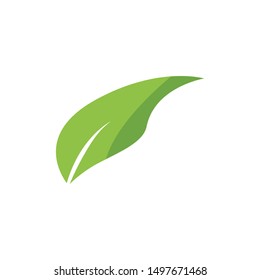logos of green tree leaf ecology nature element vector