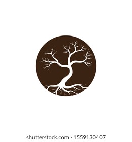 Logos of green Tree leaf ecology nature element vector