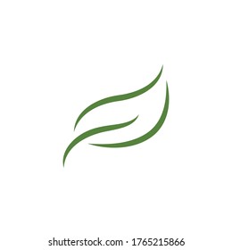 Logos of green Tree leaf ecology nature element vector