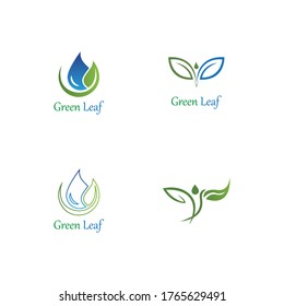 Logos of green Tree leaf ecology nature element vector Business - Vector