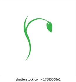 Logotipos de ecología de hoja de árbol verde elemento de naturaleza vector